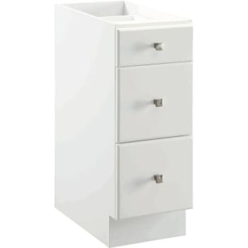 Image for Seasons® 18W x 31-1/2H x 21"D White Thermofoil Vanity 3 Drawer Base Cabinet from HD Supply