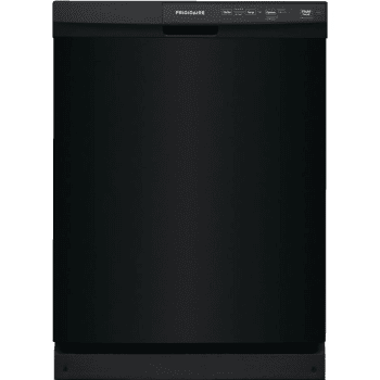 Image for Frigidaire® 24" Built-In, Front Control, 4-Cycle, 60 dB Dishwasher, Black from HD Supply
