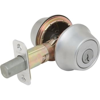 Image for Kwikset® 665 Deadbolt w/ Pin and Tumbler (Satin Chrome) from HD Supply