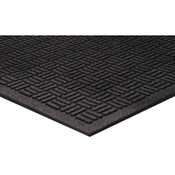 Apache Mills 4 X 6' Indoor/Outdoor Floor Mat Black Apache Mission