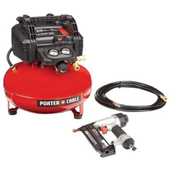 Porter-Cable 6 Gallon Air Compressor/brad Nailer Combo Kit