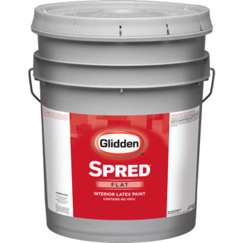5 Gallon Glidden Spred Latex Flat Wall Paint - Navajo ...