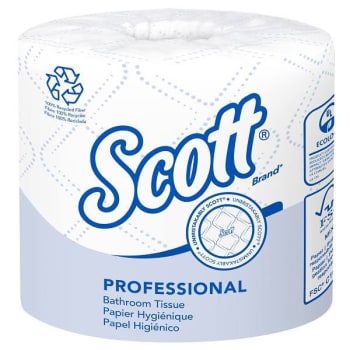 Scott® 13217 Professional 2-Ply Recycled Standard Roll Toilet Paper, 80/Case