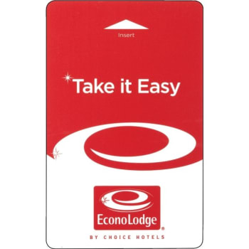 Image for Econo Lodge Magnetic Keycard Case Of 500 from HD Supply