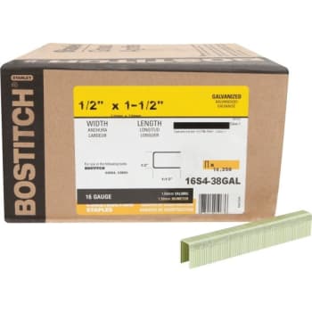 Image for Bostitch 1-1/2" 16-Gauge Medium Crown Staple Pack Of 14250 from HD Supply