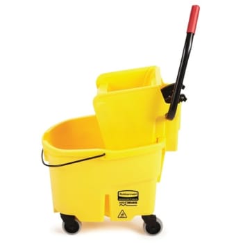Image for Rubbermaid 26 Quart Plastic Mop Dual Bucket w/ Side-Press Wringer from HD Supply