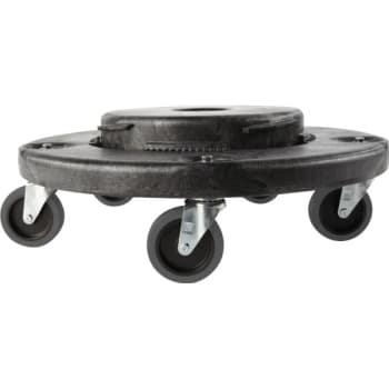 Image for Rubbermaid Brute 55 Gallon Quiet Black Trash Can Dolly from HD Supply