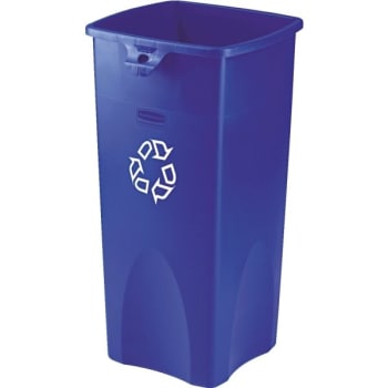 Image for Rubbermaid 23 Gallon Untouchable Recycling Bin (Blue) from HD Supply