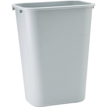 Image for Rubbermaid 41.25 Quart Rectangular Wastebasket (Gray) from HD Supply