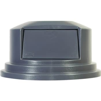Image for Rubbermaid 55 Gallon Brute Dome Top Trash Can Lid (Gray) from HD Supply
