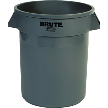 Image for Rubbermaid Brute 20 Gallon Vented Trash Can (Gray) from HD Supply