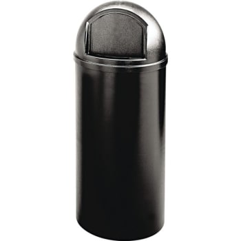 Image for Rubbermaid Marshal 25 Gallon Trash Can (Black) from HD Supply