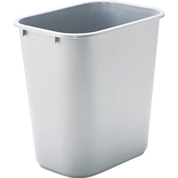 Image for Rubbermaid 28.13 Quart Rectangle Trash Can (Gray) from HD Supply