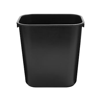 Rubbermaid® Commercial 13.63 Quart Waste Basket (Black)