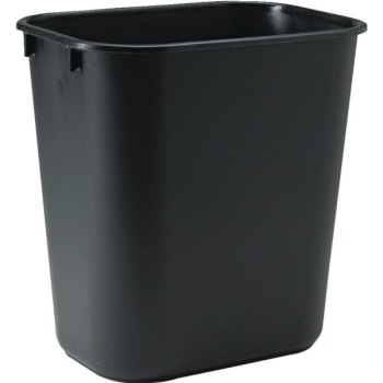 Image for Rubbermaid 13.63 Quart Waste Basket (Black) from HD Supply