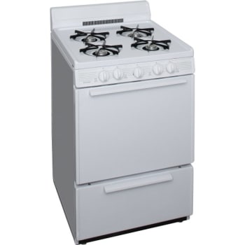 Image for Premier® 24" Cordless Gas Range W/ 2.9 Cu Ft In White from HD Supply