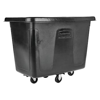 Rubbermaid Commercial 12 Cu. Ft. Cube Truck (Black)