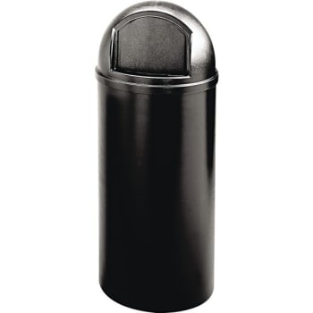 Image for Rubbermaid Marshal 15 Gallon Trash Can (Black) from HD Supply