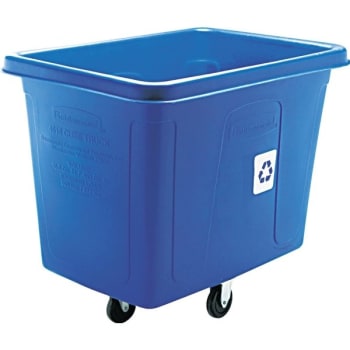 Image for Rubbermaid Recycling Cube Truck, Blue from HD Supply