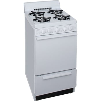 Image for Premier® 20" Gas Range W/ Electronic Ignition, 2.4 Cu Ft In White from HD Supply