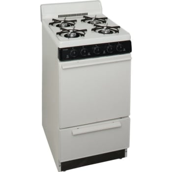 Premier® 20" Gas Range W/ Electronic Ignition, 2.4 Cu Ft In Bisque