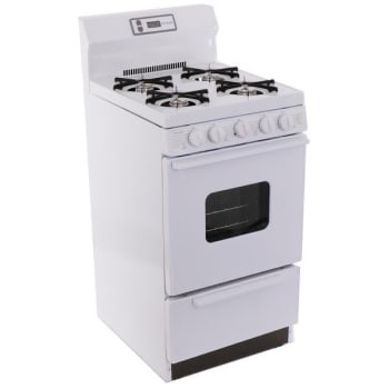 Image for Premier® 20" Gas Range W/ Electronic Ignition, 2.4 Cu Ft In White from HD Supply