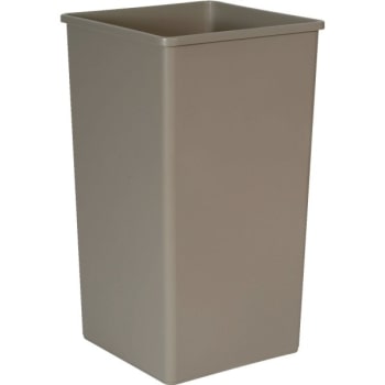 Image for Rubbermaid 50 Gallon Square Trash Can (Beige) from HD Supply