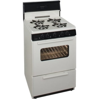 Image for Premier® 24" Gas Range W/ Oven Window, Electronic Ignition, 2.9 Cu Ft In Biscuit from HD Supply