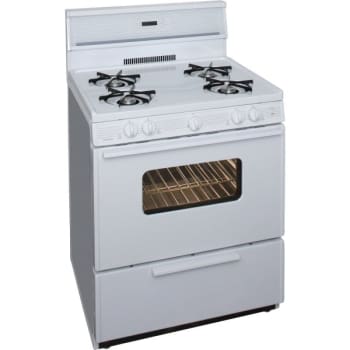 Image for Premier® 30" Gas Range W/ Electronic Ignition, 3.9 Cu Ft In White from HD Supply
