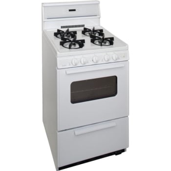 Image for Premier® 24" 2.9 Cu Ft Gas Range W/ Oven Door (White) from HD Supply