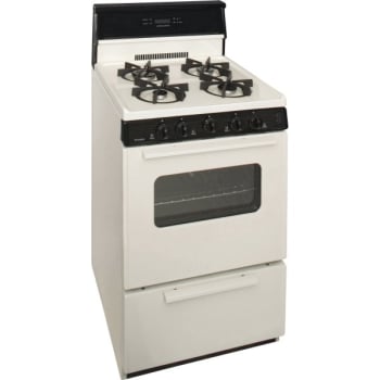 Image for Peerless-Premier 24" Electronic Ignition Gas Range With Window, Bisque from HD Supply