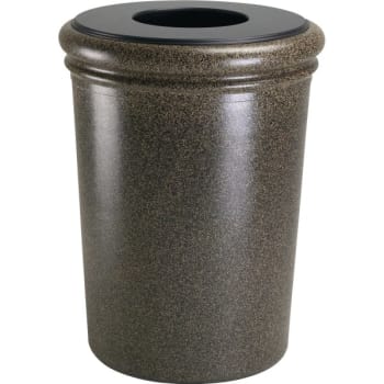 Image for Commercial Zone Products StoneTec Aspen 50 Gallon Round Trash Can from HD Supply