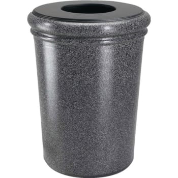 Image for Commercial Zone Products Stonetec 50 Gallon Round Trash Can (Pepperstone) from HD Supply