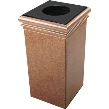 Image for Commercial Zone Products Stonetec 30 Gallon Square Trash Can (Sedona) from HD Supply
