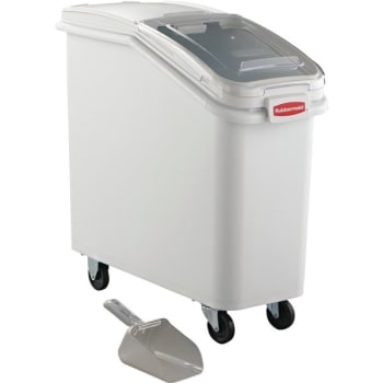Image for Rubbermaid Prosave 2.75 Gallon Ingredient Bin w/ Sliding Lid (White) from HD Supply