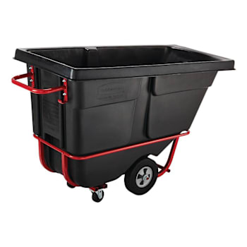 Image for Rubbermaid Commercial BRUTE Rotomolded Tilt Truck, Standard Duty, 1/2 Cu Yd, Black from HD Supply