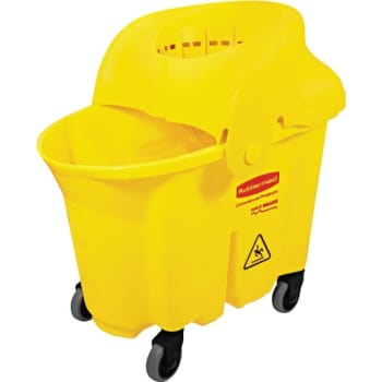 Image for Rubbermaid 35 Quart Plastic Side/Down-Press Mop Bucket from HD Supply