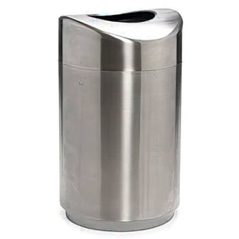 Image for Rubbermaid Eclipse 30 Gallon Stainless Steel Trash Can (Silver) from HD Supply