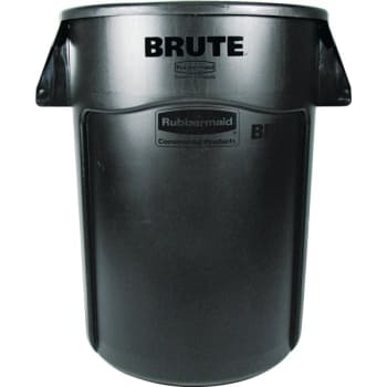 Image for Rubbermaid Brute 44 Gallon Trash Can (Black) from HD Supply