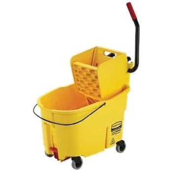 Image for Rubbermaid 44 Quart Plastic Mop Bucket w/ Side-Press Wringer from HD Supply