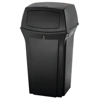 Image for Rubbermaid - Ranger 45 Gallon Trash Can, Black from HD Supply