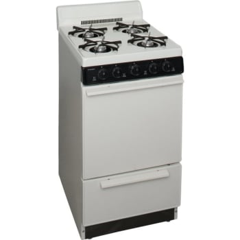 Image for Premier® 20" Cordless Gas Range W/ Oven Window, 2.4 Cu Ft In Bisque from HD Supply