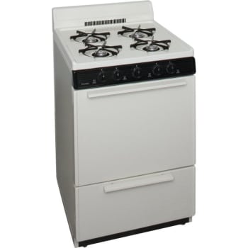 Image for Premier® 24" Cordless Gas Range W/ Oven Window, 2.9 Cu Ft In Bisque from HD Supply