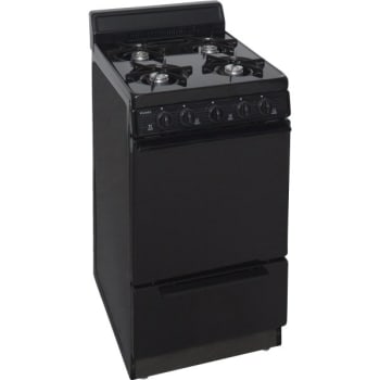 Image for Premier® 20" Gas Range W/ Oven Window, Eletronic Ignition, 2.4 Cu Ft In Black from HD Supply