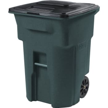 Image for Toter 96 Gallon 2-Wheel Rollout Rectangular Trash Can (Green) from HD Supply