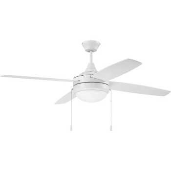 Image for Craftmade™ Phaze 52 In. 4-blade Led Ceiling Fan W/ Light (white) from HD Supply