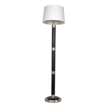 Image for Litex 61.9 Inch Floor Lamp With Black, Brushed Chrome Plastic, Metal Base from HD Supply