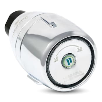 Niagara Bimax Adjustable Flow Rate 1.0/1.5 GPM 1-Spray Showerhead In Chrome