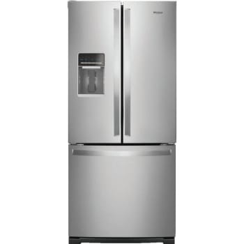 Image for Whirlpool French Door Refrigerator with Exterior Water Dispenser - 19.7 Cu. Ft from HD Supply