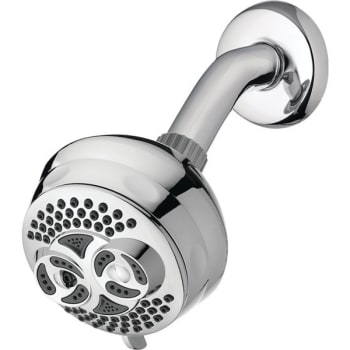 Image for Waterpik Chrome Dual Massage Showerhead 2.5 GPM from HD Supply